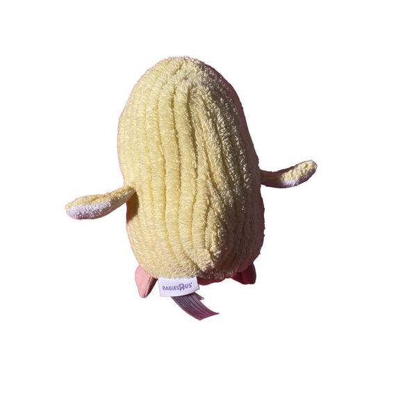 Babies “R” Us stuffed plush yellow bird/owl/penguin, rattle, plush  - Picture 3 of 4